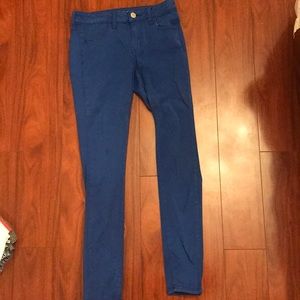 Royal Blue American Eagle Jeggings supper stretch